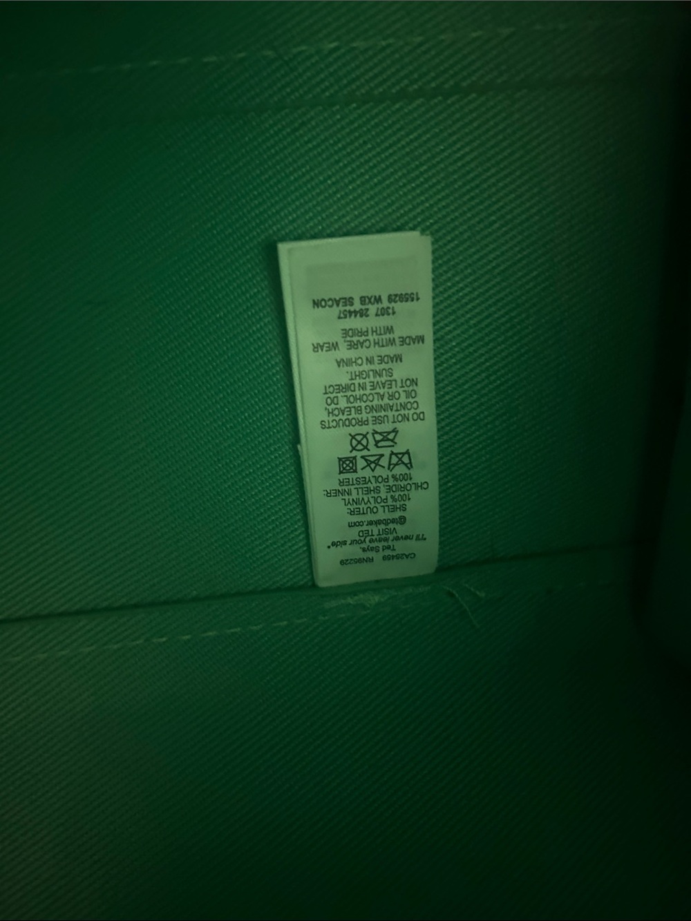 Ted Baker Neon Green Structured Tote - Picture 3 of 3
